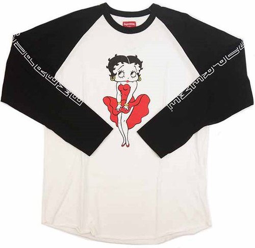 Supreme Betty Boop Tee Shirt 'Black' | Solesense