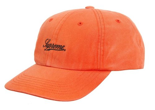 Supreme Bleached Chino 6 Panel - Orange