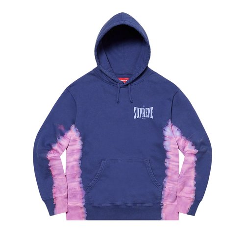 Supreme Bleached Hooded Sweatshirt - FW21SW13 DARK ROYAL
