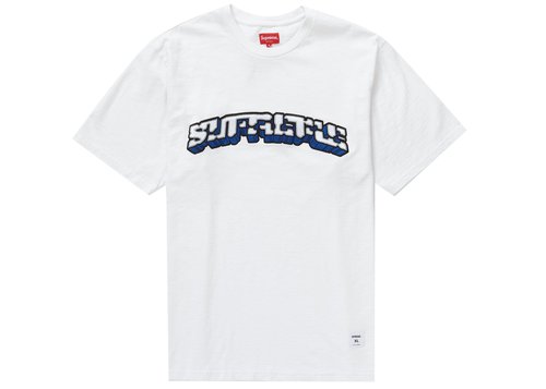 Supreme Block Arc Short Sleeve Top - White
