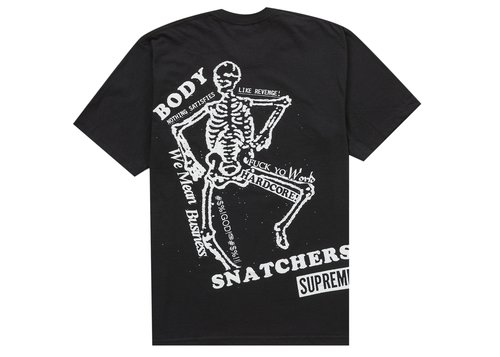 Supreme Body Snatchers Tee Shirt - Black