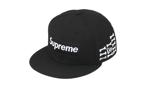 Supreme Bones Box Logo New Era 59Fifty Fitted Hat SU26347 - SU26347