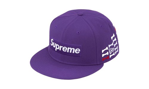 Supreme Bones Box Logo New Era 59Fifty Fitted Hat SU26349 - SU26349