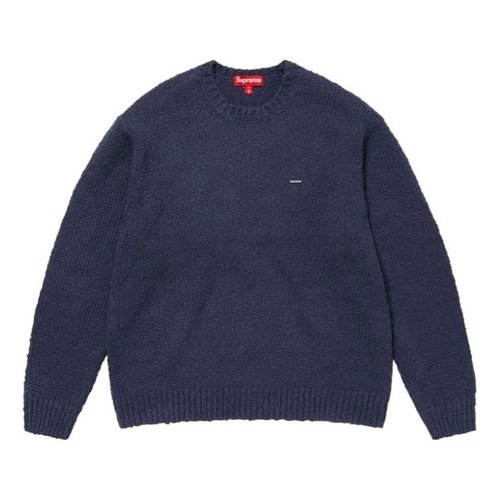 Supreme Boucl Small Box Sweater - Navy - SUP-SS24-100