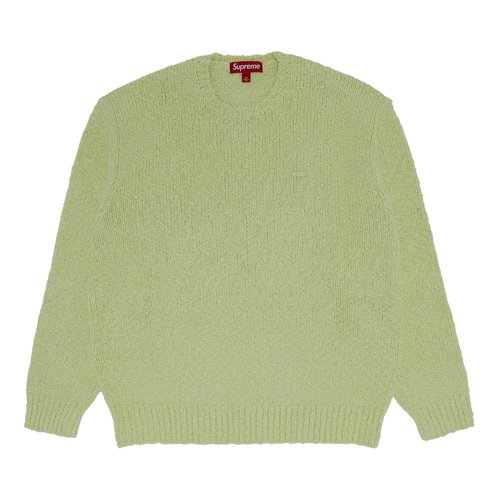 Supreme Bouclé Small Box Sweater | Green | Size M - SS24SK17 BRIGHT LIME