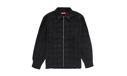 Supreme Boucle Zip Up Shirt - SU25760