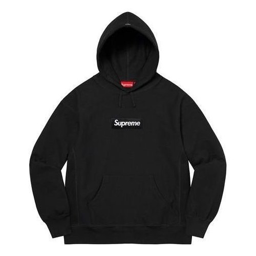 Supreme Box Logo Hooded Sweatshirt - Black/White - SUP-FW21-353