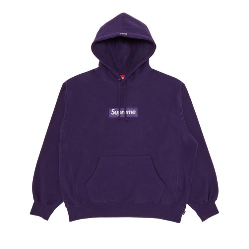 Supreme Box Logo Hooded Sweatshirt - FW23SW56 DARK PURPLE