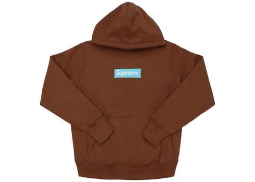 Supreme Box Logo Hooded Sweatshirt FW17 - Rust