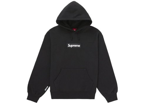 Supreme Box Logo Hooded Sweatshirt FW25 - Black