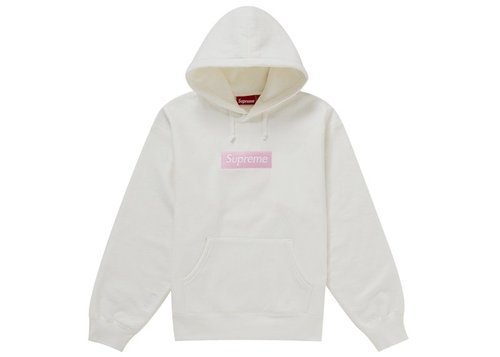 Supreme Box Logo Hooded Sweatshirt FW25 - White