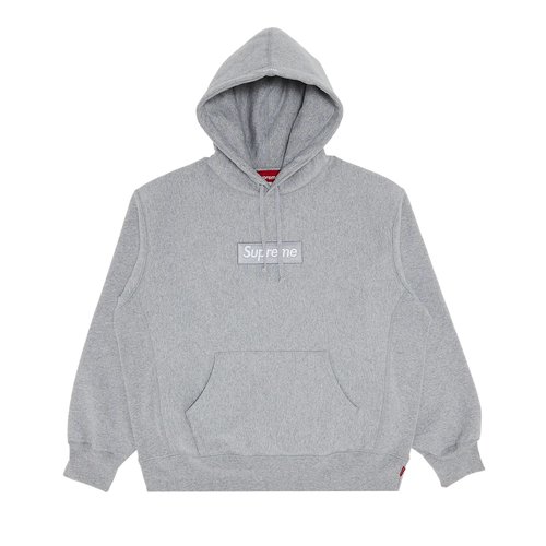 Supreme Box Logo Hooded Sweatshirt - FW24SW11 HEATHER GREY