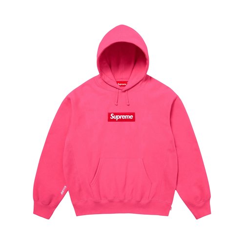 Supreme Box Logo Hooded Sweatshirt - FW25SW14 MAGENTA