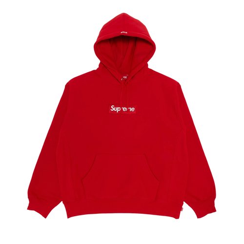 Supreme Box Logo Hooded Sweatshirt - FW23SW56 RED