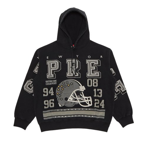 Supreme Champions Studded Hooded Sweatshirt - FW24SW47 BLACK