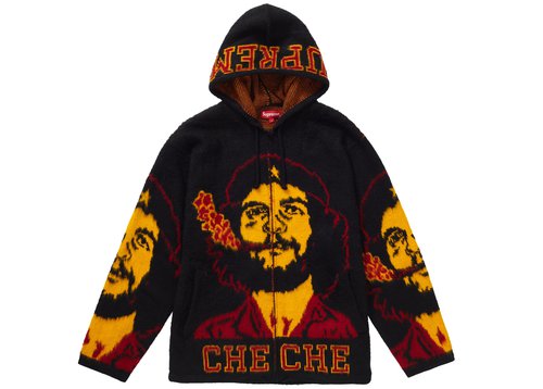 トップス supreme 21ss Che Hooded Zip Up Sweater Supreme Che Hooded