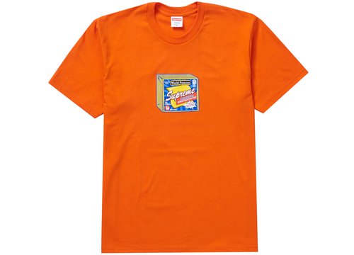 Supreme Cheese Tee Shirt - Orange