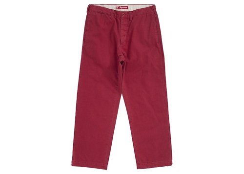 Supreme Chino Pant FW25 - Red