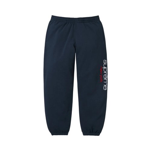 Supreme Classic Logo Sweatpant - SS26P31 NAVY
