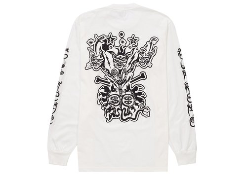 Supreme Clayton Patterson Long Sleeve Tee Shirt - White