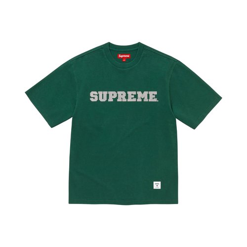 Supreme Collegiate Appliqué Short-Sleeve Top - FW25KN77 DARK GREEN