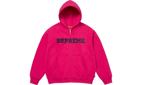 Supreme Collegiate Appliqué Zip Up Hooded Sweatshirt - SU25796