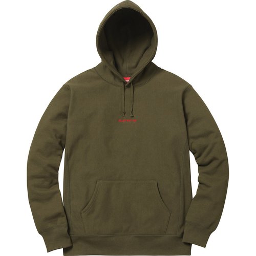 Supreme Compact Logo Hoodie - Dark Olive
