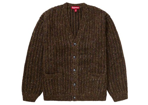Supreme Confetti Cardigan - Brown