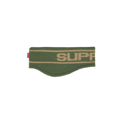 Supreme Contrast Logo Headband 'Navy' - FW25BN50 NAVY | Solesense