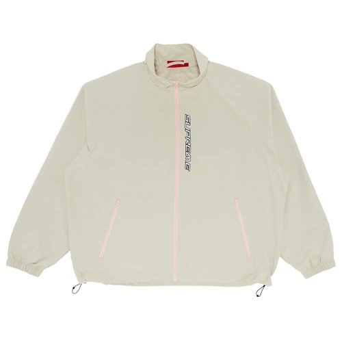 Supreme Contrast Zip Track Jacket - SS25J41 TAN