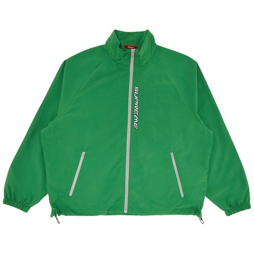 Supreme Contrast Zip Track Jacket - SS25J41 GREEN