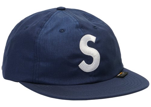 Supreme Cordura S Logo 6Panel - Navy Blue