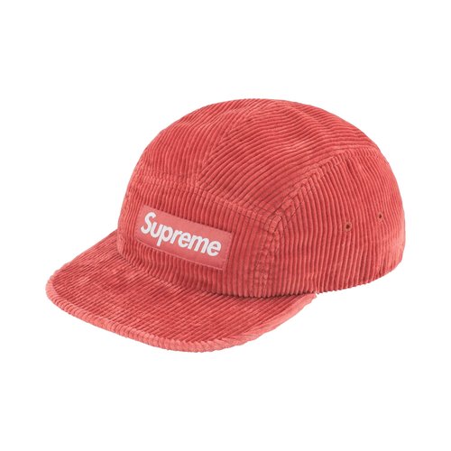 Supreme Corduroy Camp Cap - FW25H103 LIGHT RED
