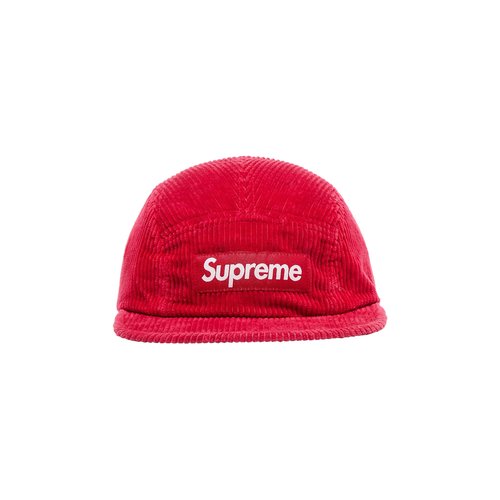 Supreme Corduroy Camp Cap 'Light Red' - FW25H103 LIGHT RED | Solesense