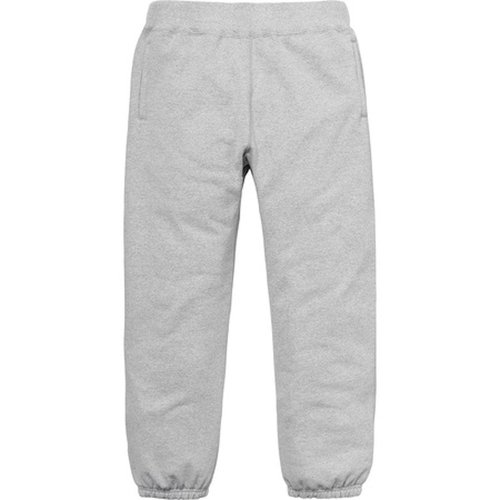 Supreme Corner Label Sweatpant - Heather Grey
