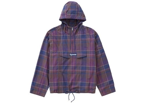 Supreme Cotton Utility Anorak - Plaid