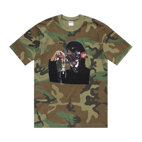 Supreme Creeper Tee - SS19T17 WOODLAND CAMO
