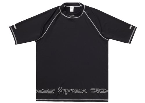 Supreme Cressi Rash Guard - Black