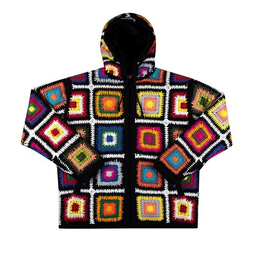 Supreme Crochet Hooded Zip Up Sweater - FW20SK9 MULTICOLOR