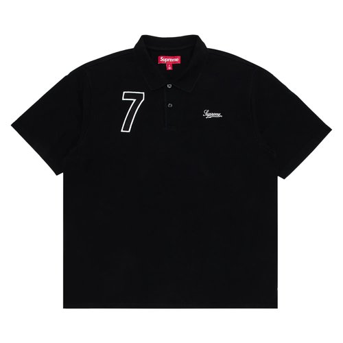 トップス Supreme Cursive Polo \"Red Stripe\" Buy Supreme Cursive Polo 'Red Stripe' - SS25KN91 RED STRIPE