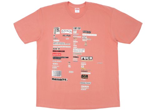 Supreme Cutouts Tee Shirt - Terra Cotta
