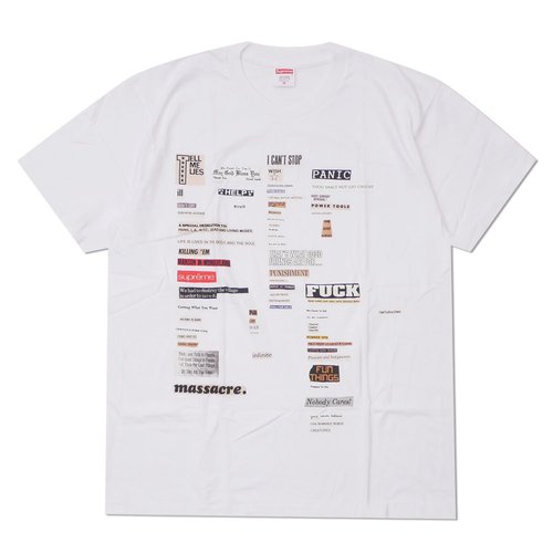 Supreme Cutouts Tee Shirt - White