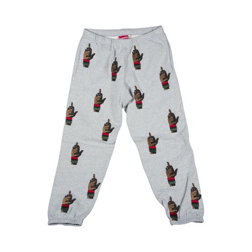 Supreme Dead Prez RBG Embroidered Sweatpant - FW19P44 GREY