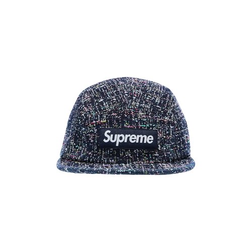 Supreme Denim Bouclé Camp Cap 'Indigo' - FW24H84 INDIGO