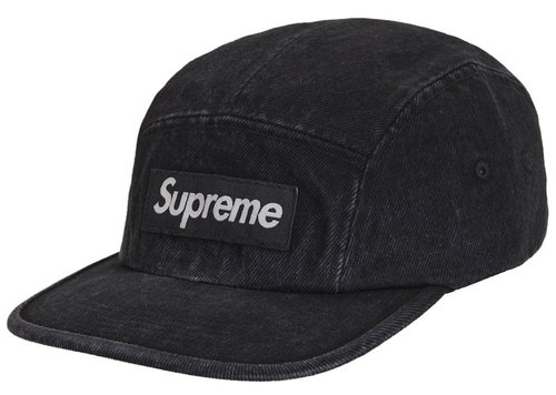 Supreme Denim Camp Cap FW24 - Black