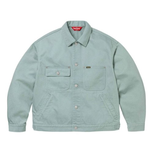 Supreme Denim Chore Trucker Jacket - Teal - SUP-SS24-232