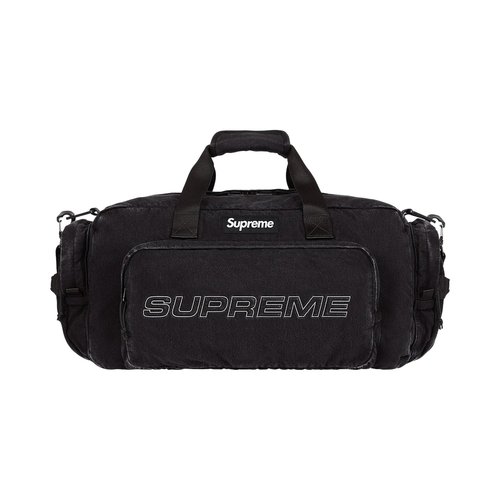 Supreme Denim Duffle Bag - FW25B2 BLACK