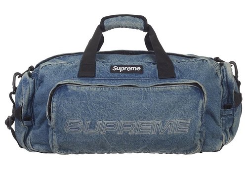 Supreme Denim Duffle Bag - Washed Indigo