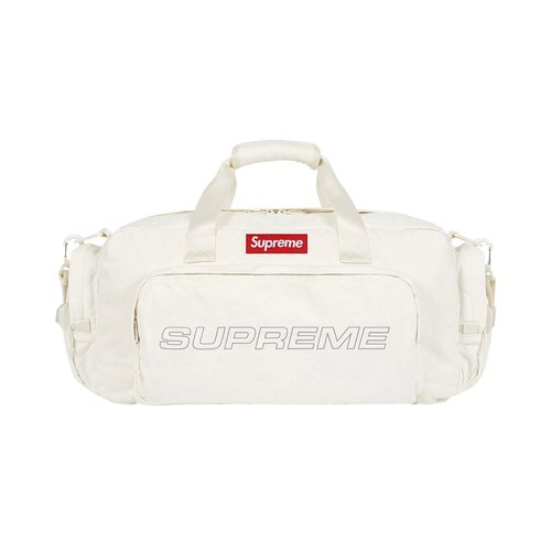 Supreme Denim Duffle Bag - FW25B2 WHITE