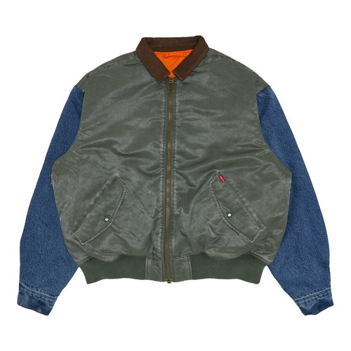 Supreme Denim Sleeve MA-1 
